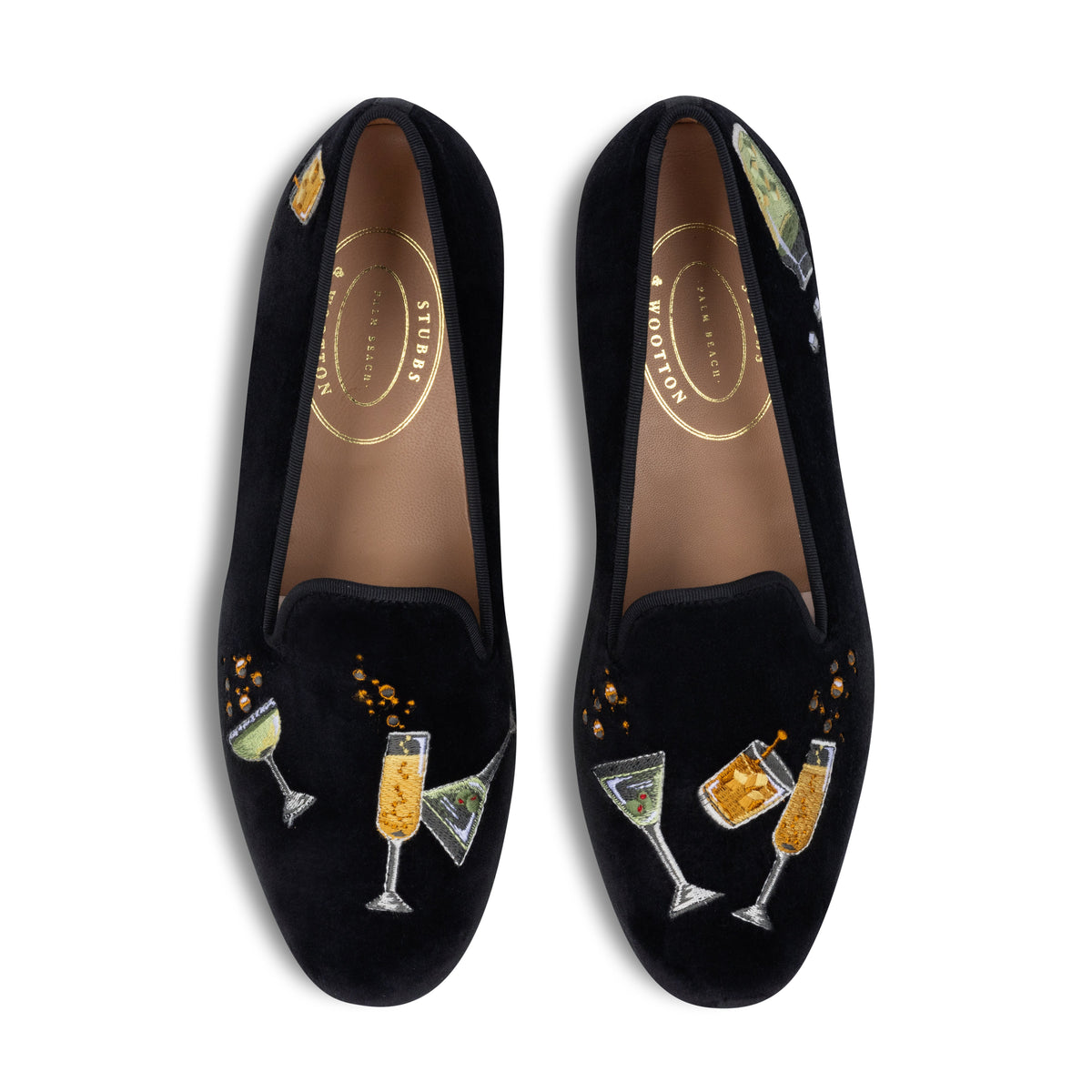 Celebrate Black Velvet Slipper (Men)