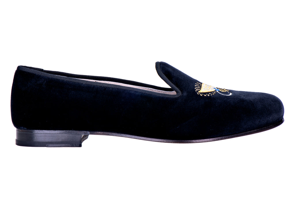 Our Fly Midnight (PS) Men Slipper item is photographed here against a white background.