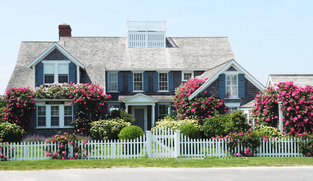 A photograph of a home in Nantucket.