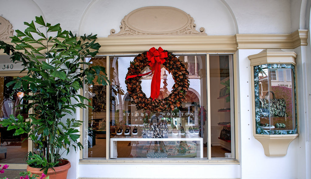 A photograph of the Stubbs and Wootton showroom in Palm Beach.