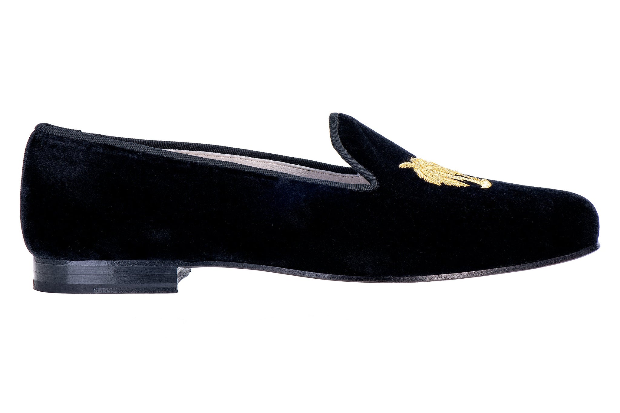 Folly Noir Velvet Slipper (Men) display picture 3