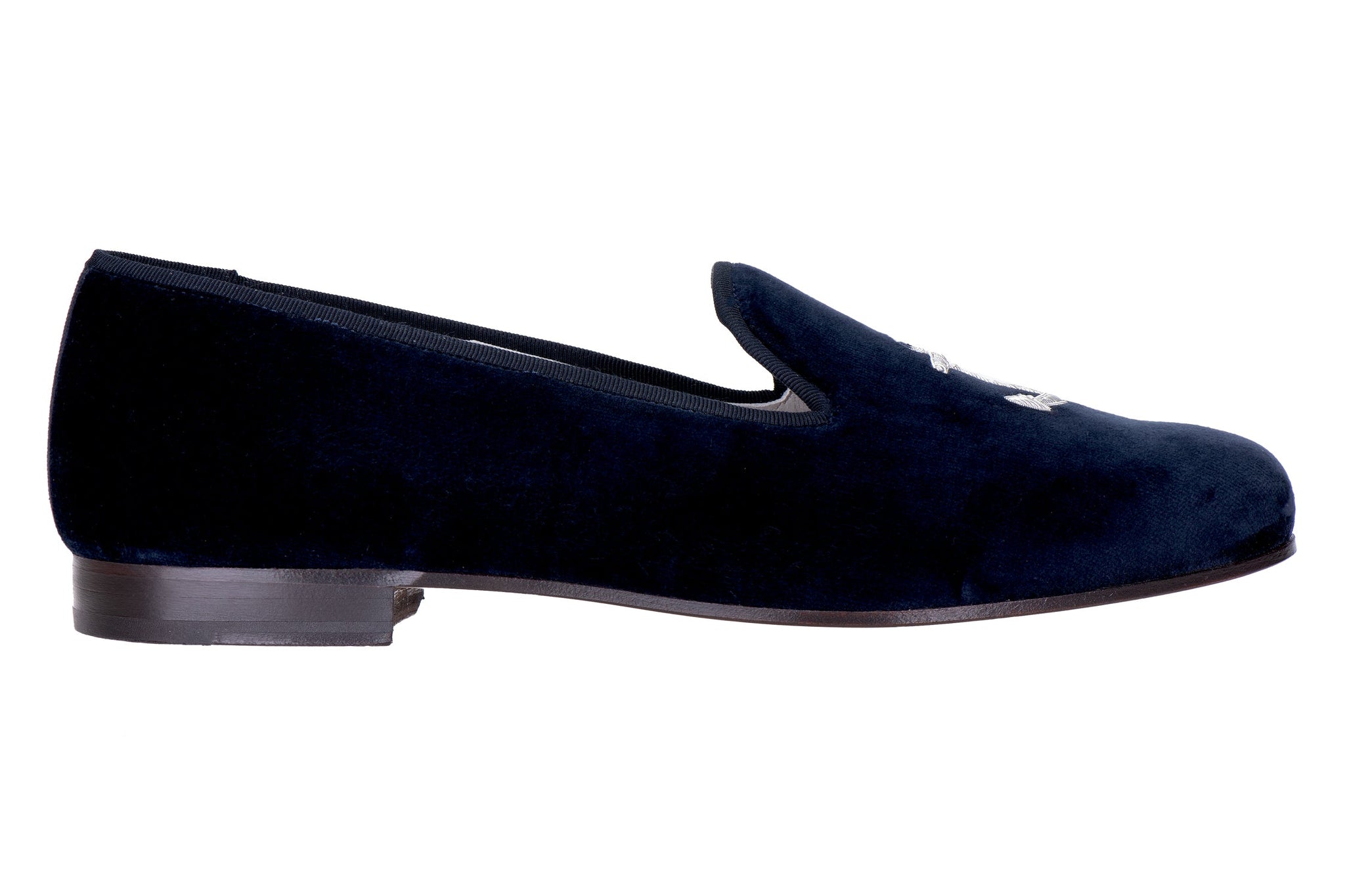 Anchor Midnight Velvet Slipper (Men)