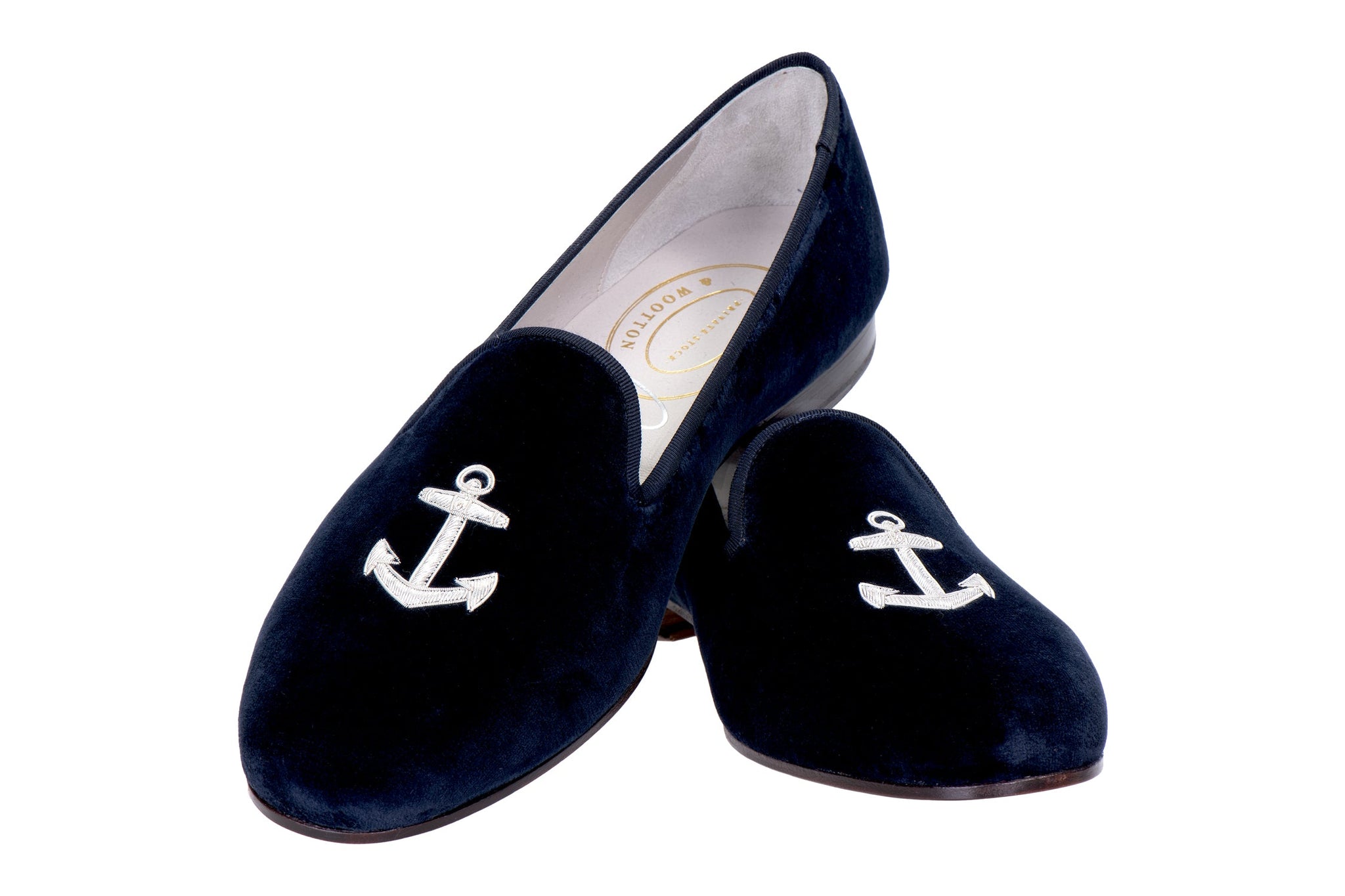 Anchor Midnight Velvet Slipper (Men)