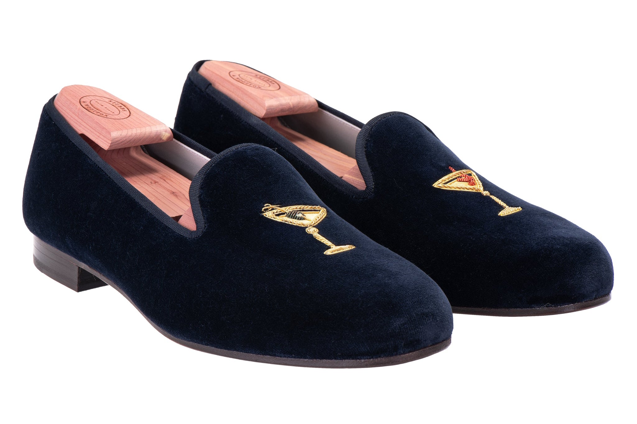 Martini Midnight Velvet Slipper (Men)