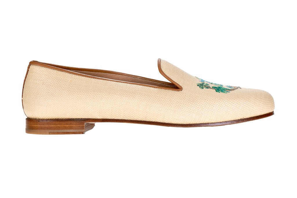 Our PB Crest Panama Slipper (Women) item is photographed here against a white background.