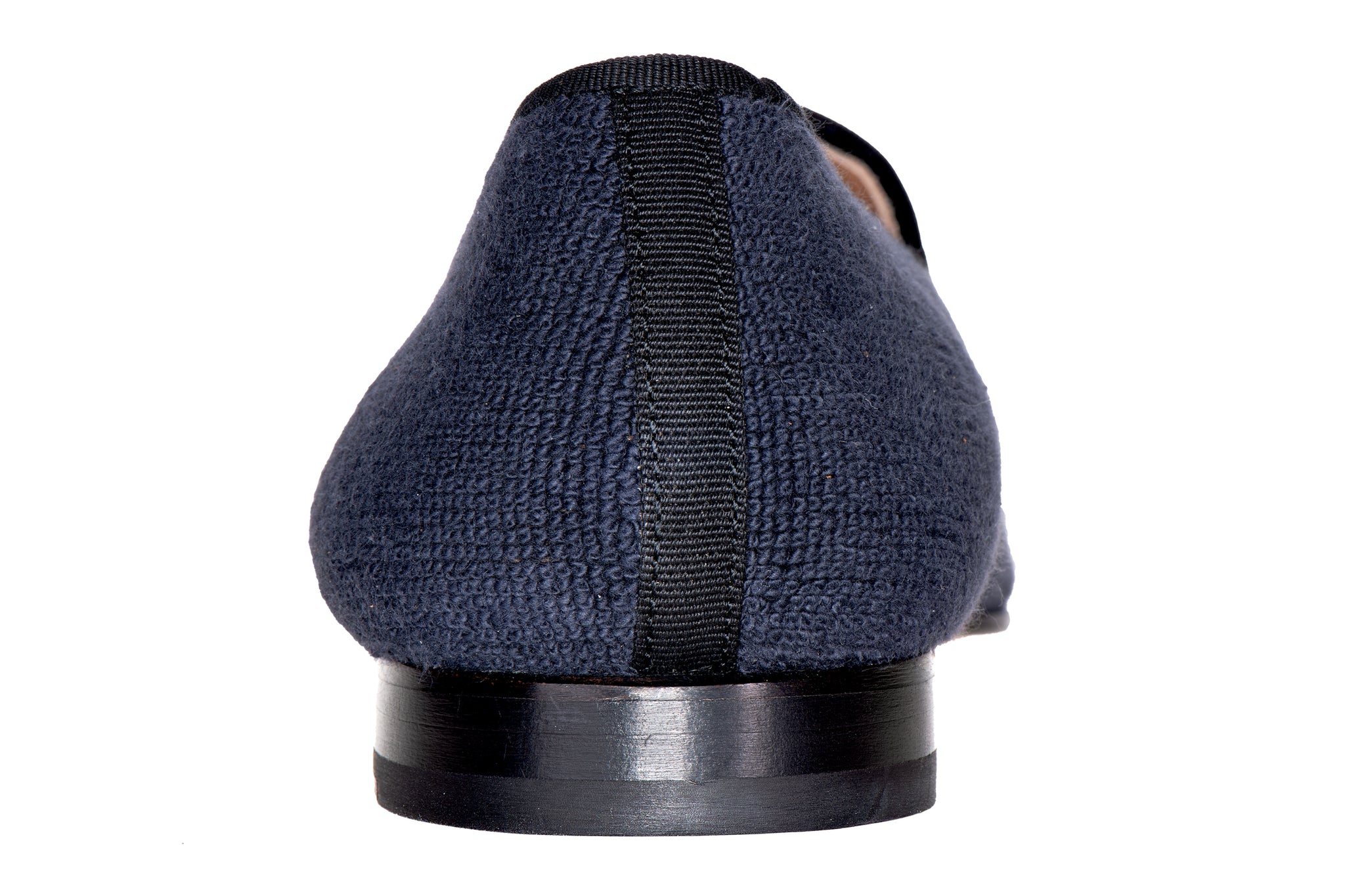 Navy Needlepoint Slipper (Women)