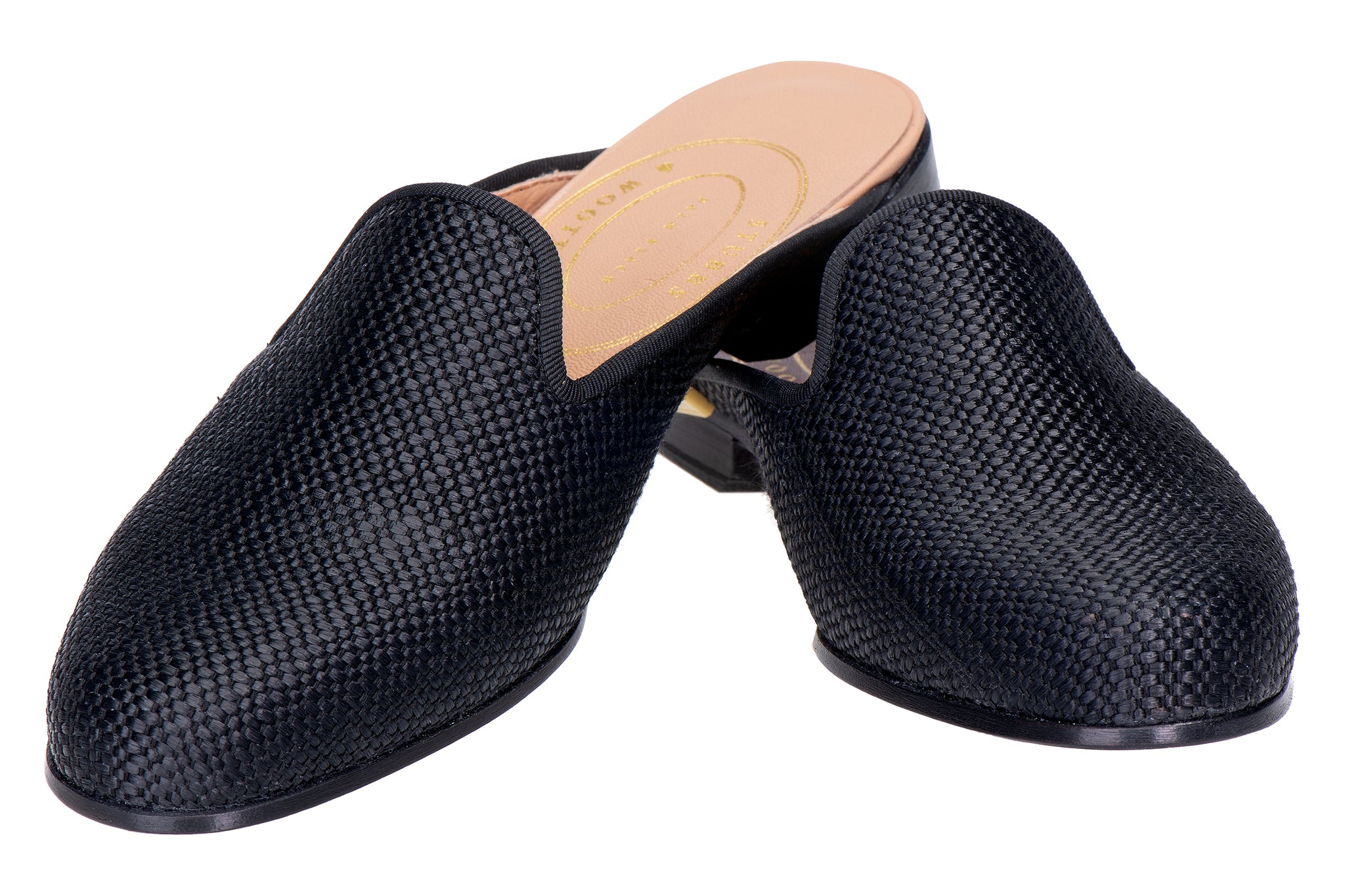 Black Raffia Mule (Women)