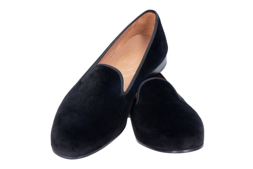 Our Insecure Velvet Slipper (Wide) item is photographed here against a white background.