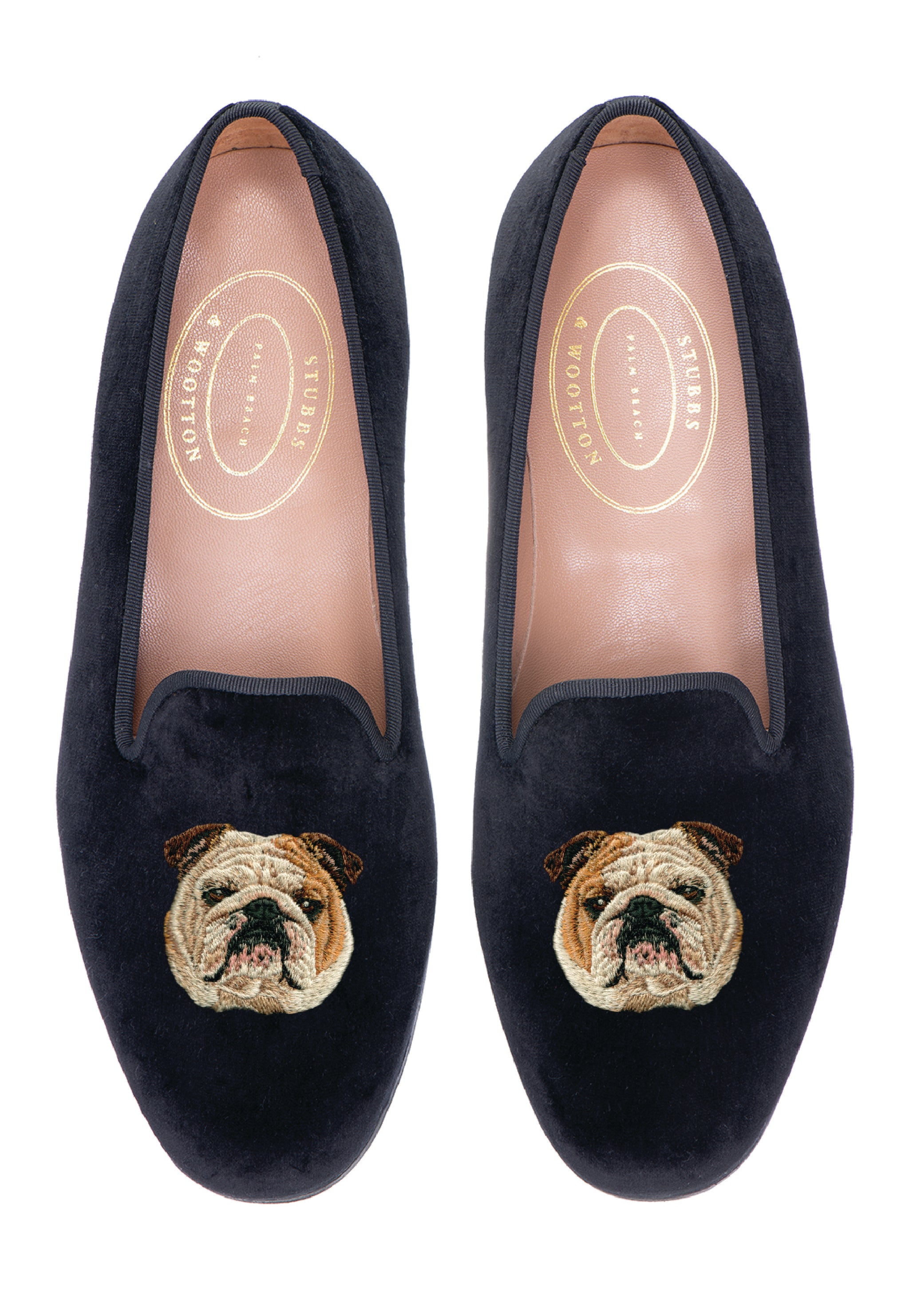 Stubbs and wootton size 8 bespoke black velvet loafers. Peanuts Snoopy. Genuine Handmade Slippers for Men Women and Child | Stubbs  main image 4