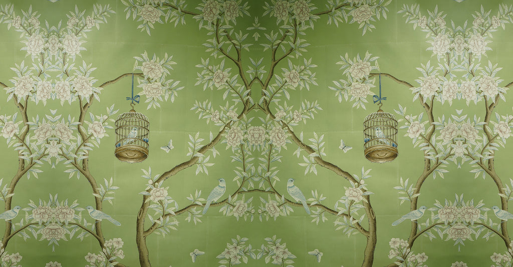 A photograph of Gracie's wallpaper.