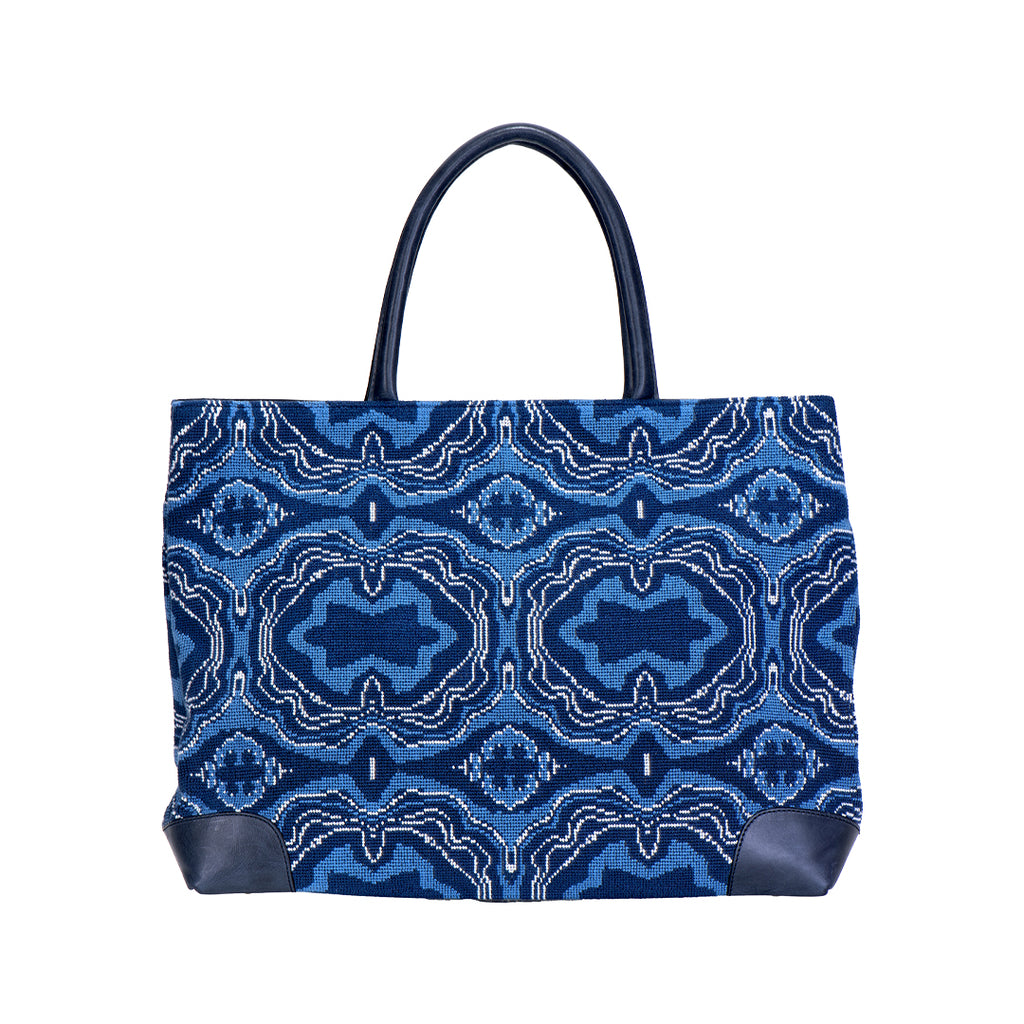 Our Lazurite Tote photographed here against a white background.