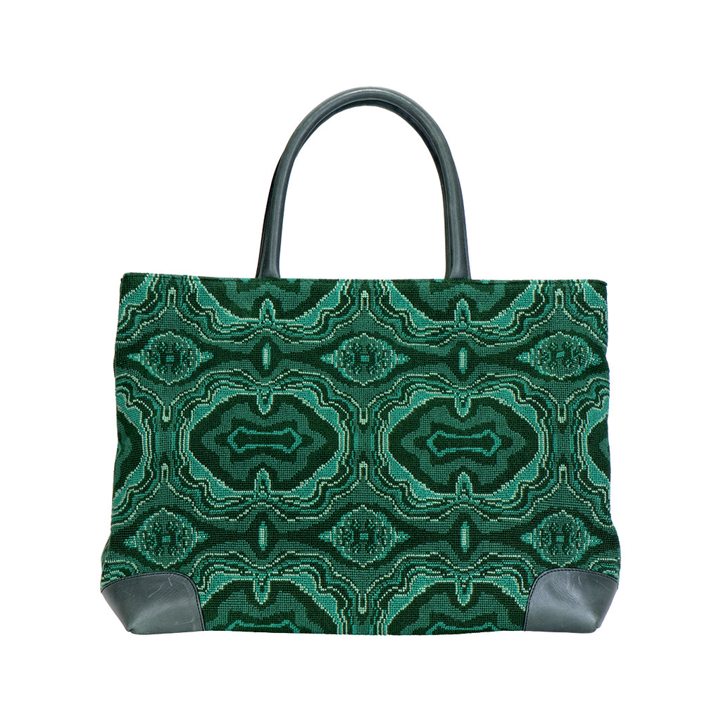 Our Malachite Tote item photographed here against a white background.