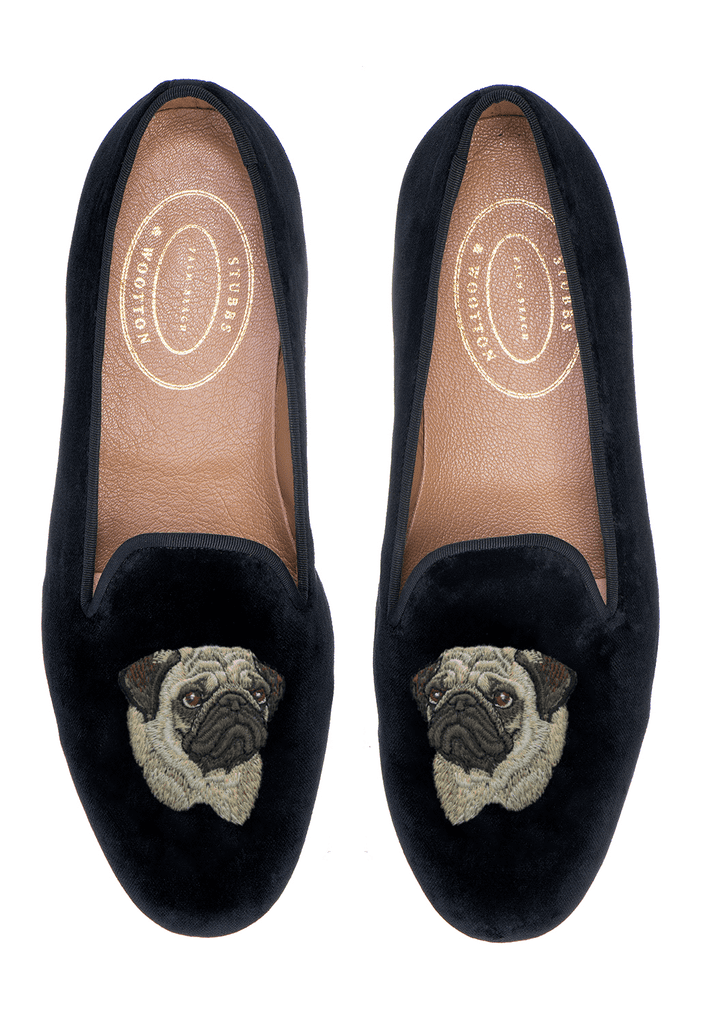 Mens pug slippers shop
