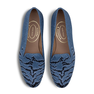 Our Bengal Marine Linen Slipper (Women) item is photographed here against a white background.