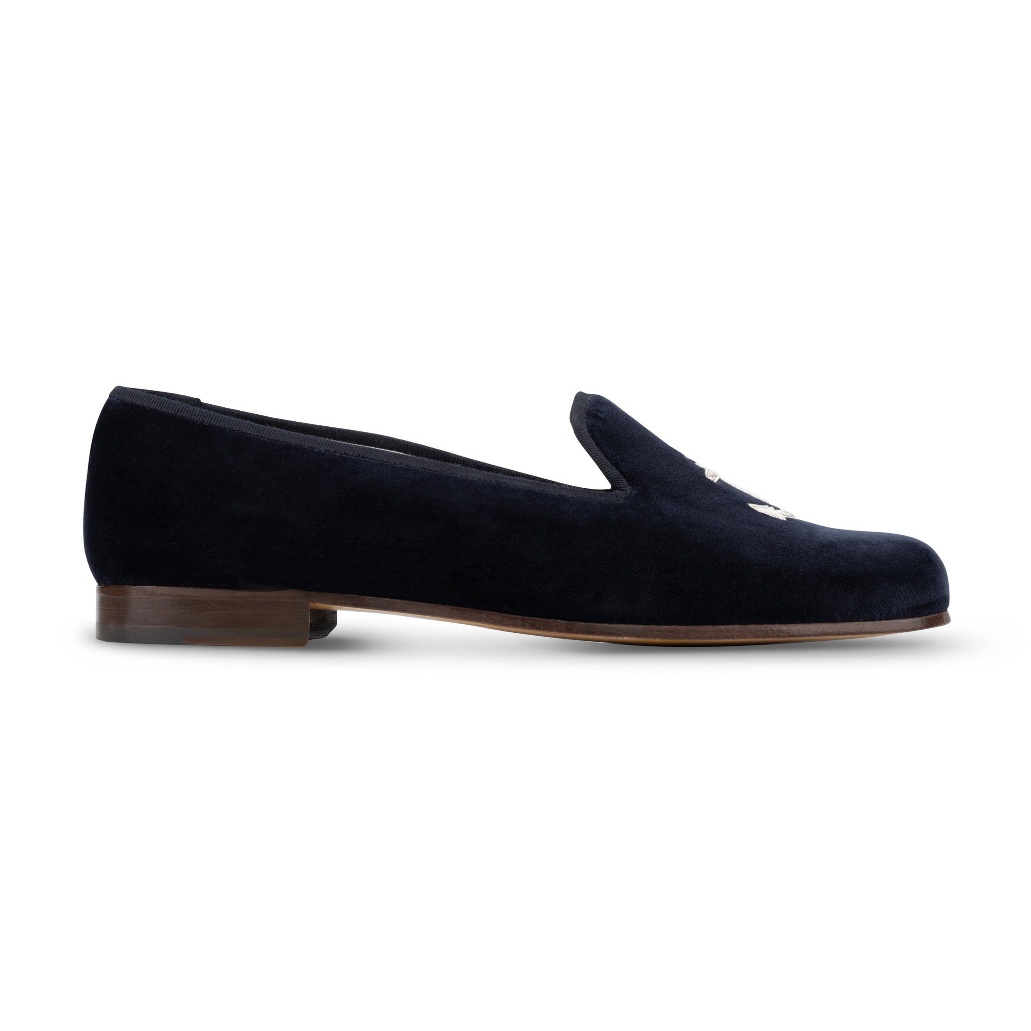 Anchor Midnight Velvet Slipper (Men)