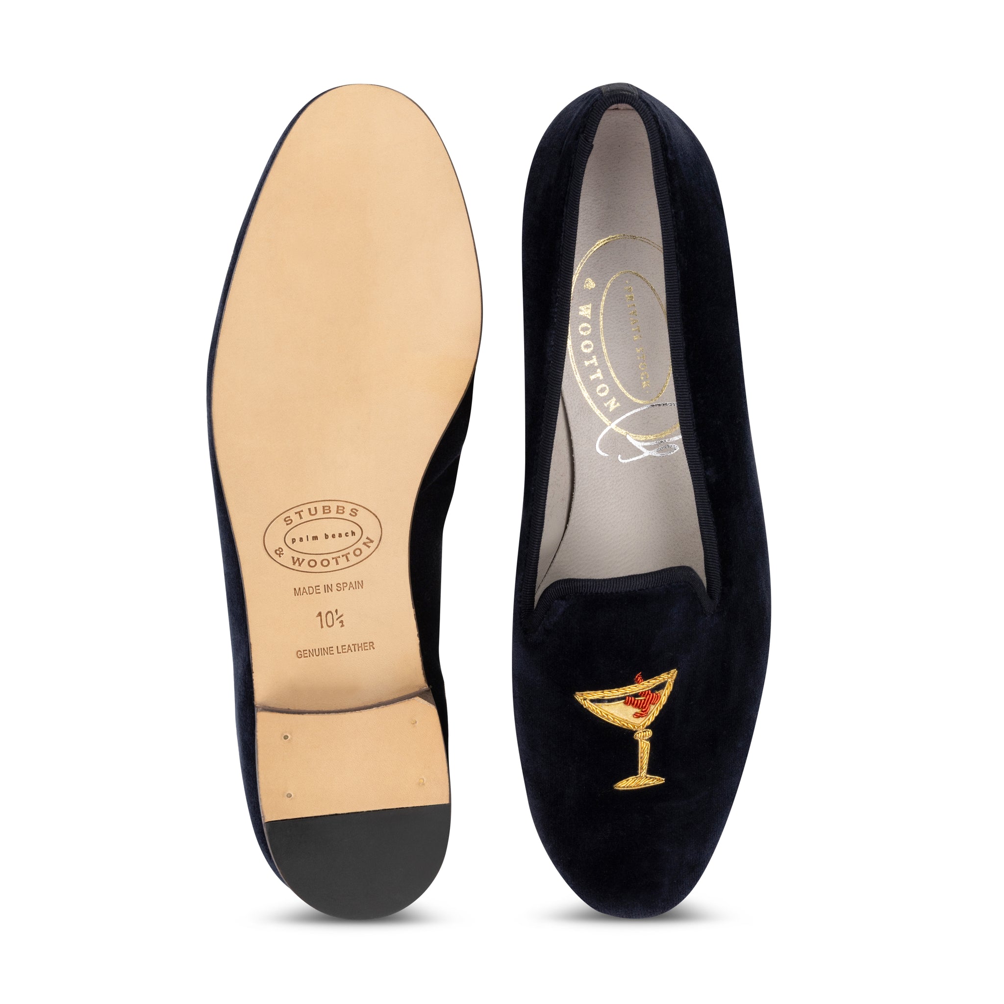 STUBBS & WOOTTON (スタブスアンドウートン)新品未使用 Stubbs&Wootton（スタブスアンドウートン）バレエシューズ
