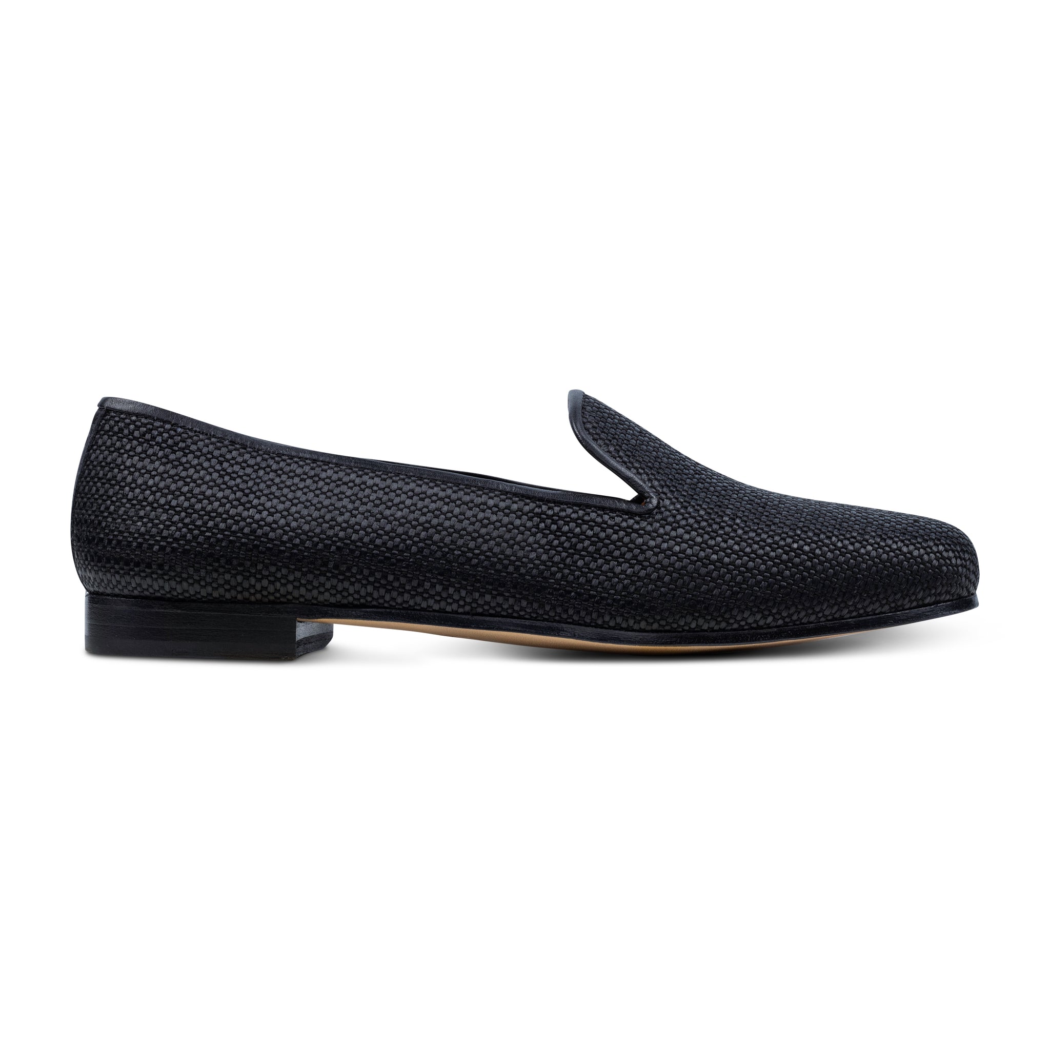Raffia Noir Slipper (Men)