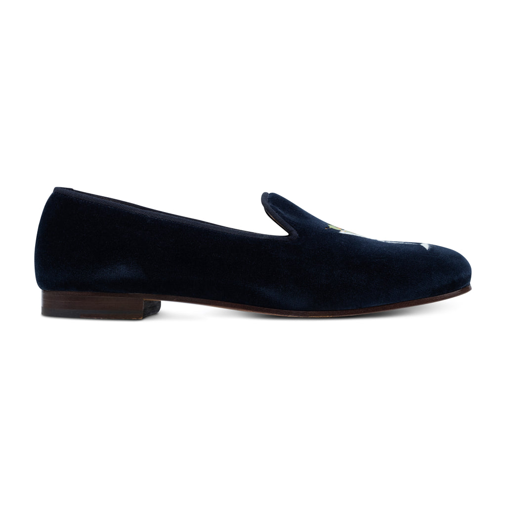 Our Martini Velvet Slipper (Men) item is photographed here against a white background.