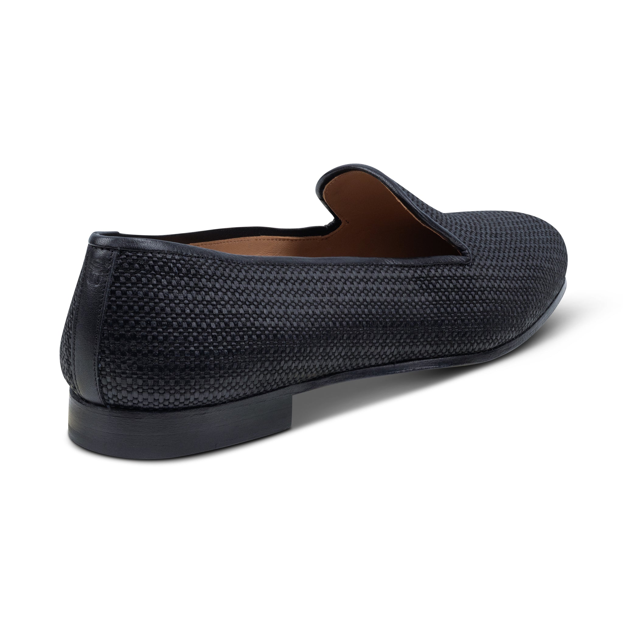 Raffia Noir Slipper (Men)