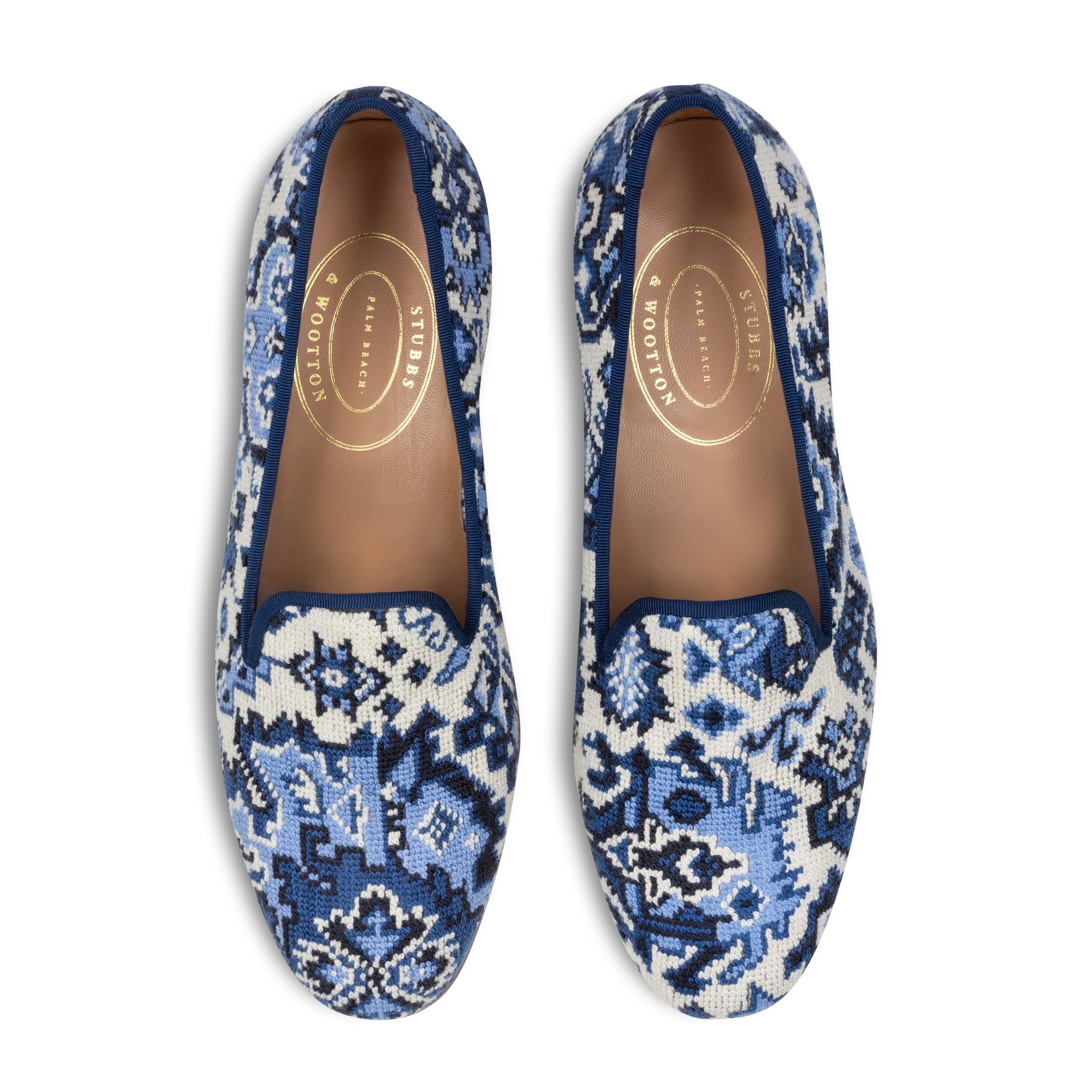 STUBBS & WOOTTON フラットシューズ Basket Golden Platino Slipper (Women)
