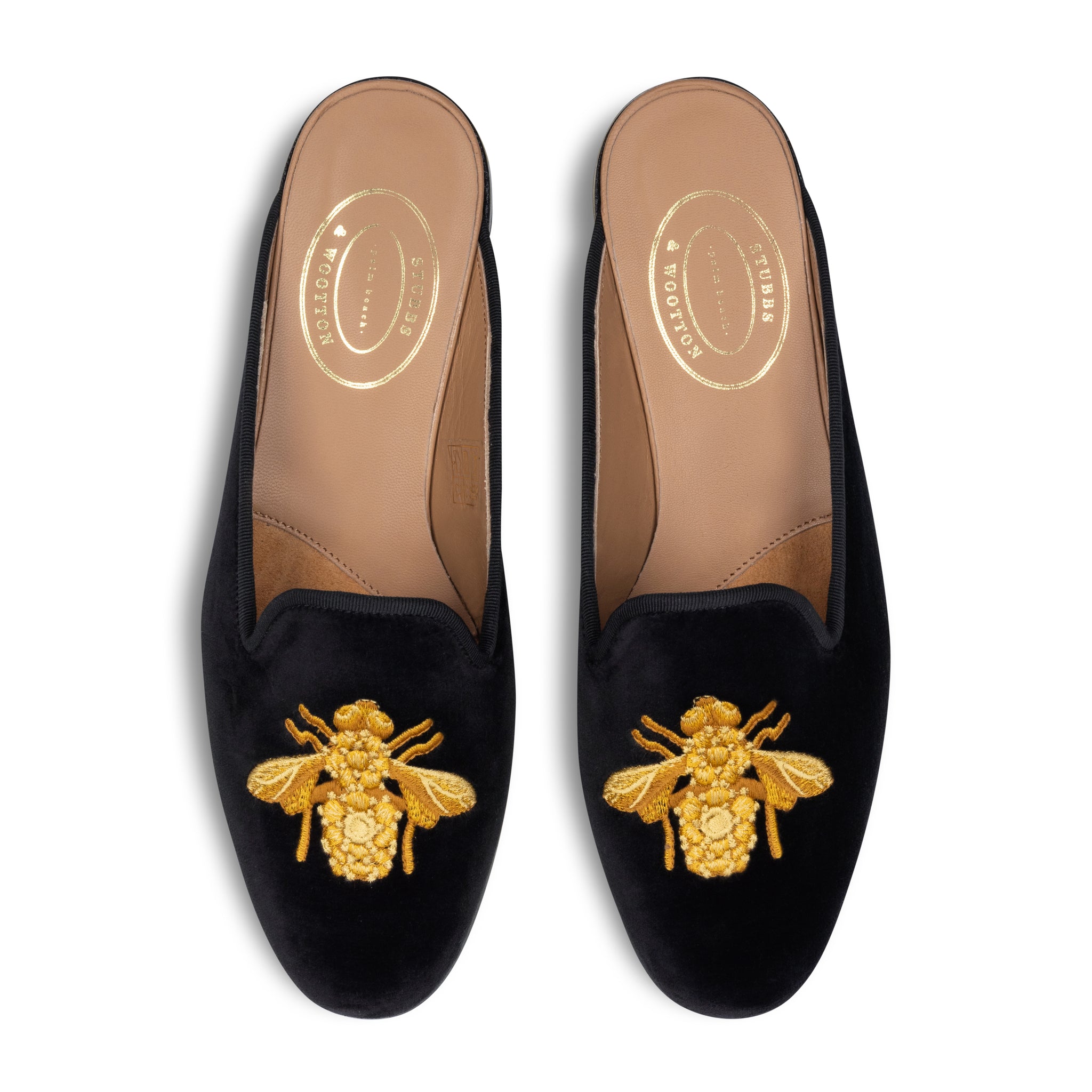 STUBBS & WOOTTON フラットシューズ Basket Golden Platino Slipper (Women)