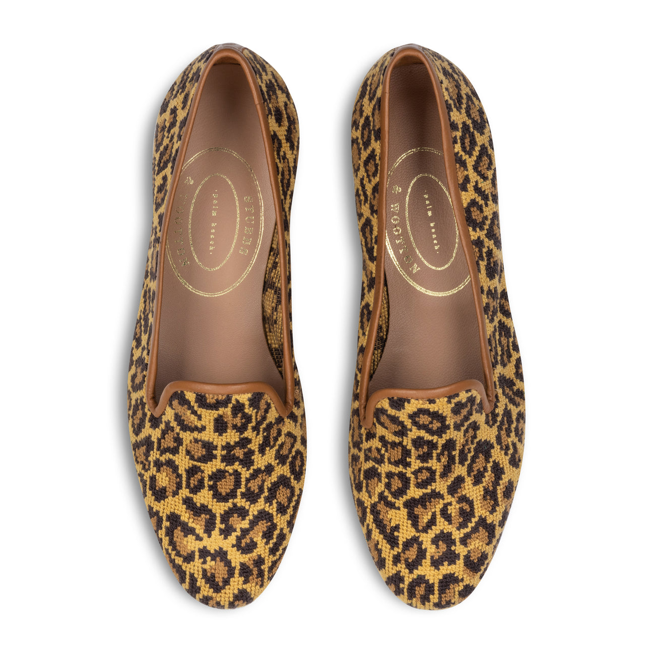 Our Jane Leopard Needlepoint Slipper (Women) item is photographed here against a white background.