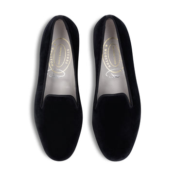 Our Black Private Stock Slipper (Men) item is photographed here against a white background.