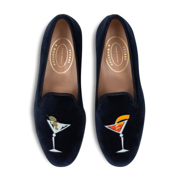 Our Martini Velvet Slipper (Men) item is photographed here against a white background.