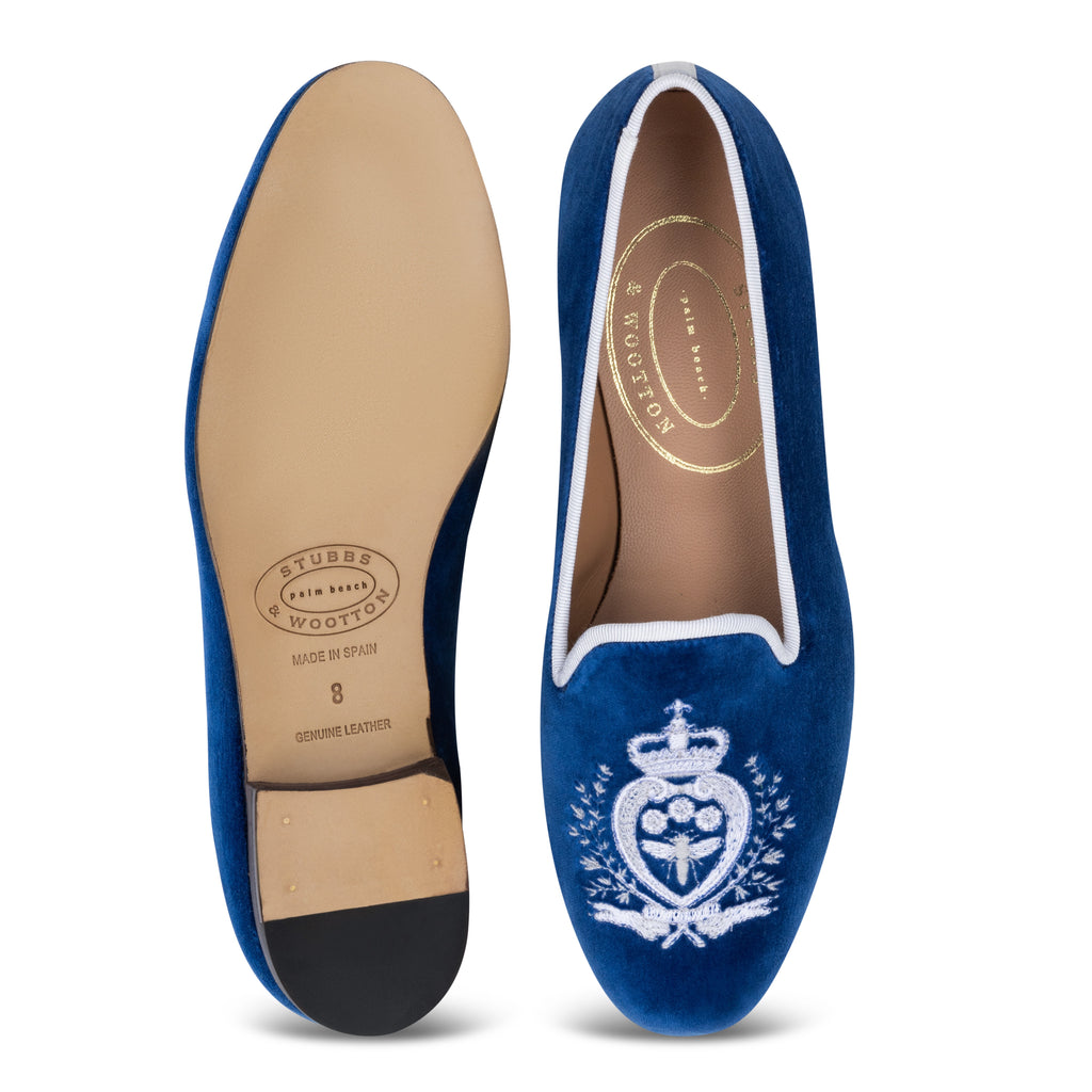 Our Queen Royal Velvet Slipper (Women) item is photographed here against a white background.