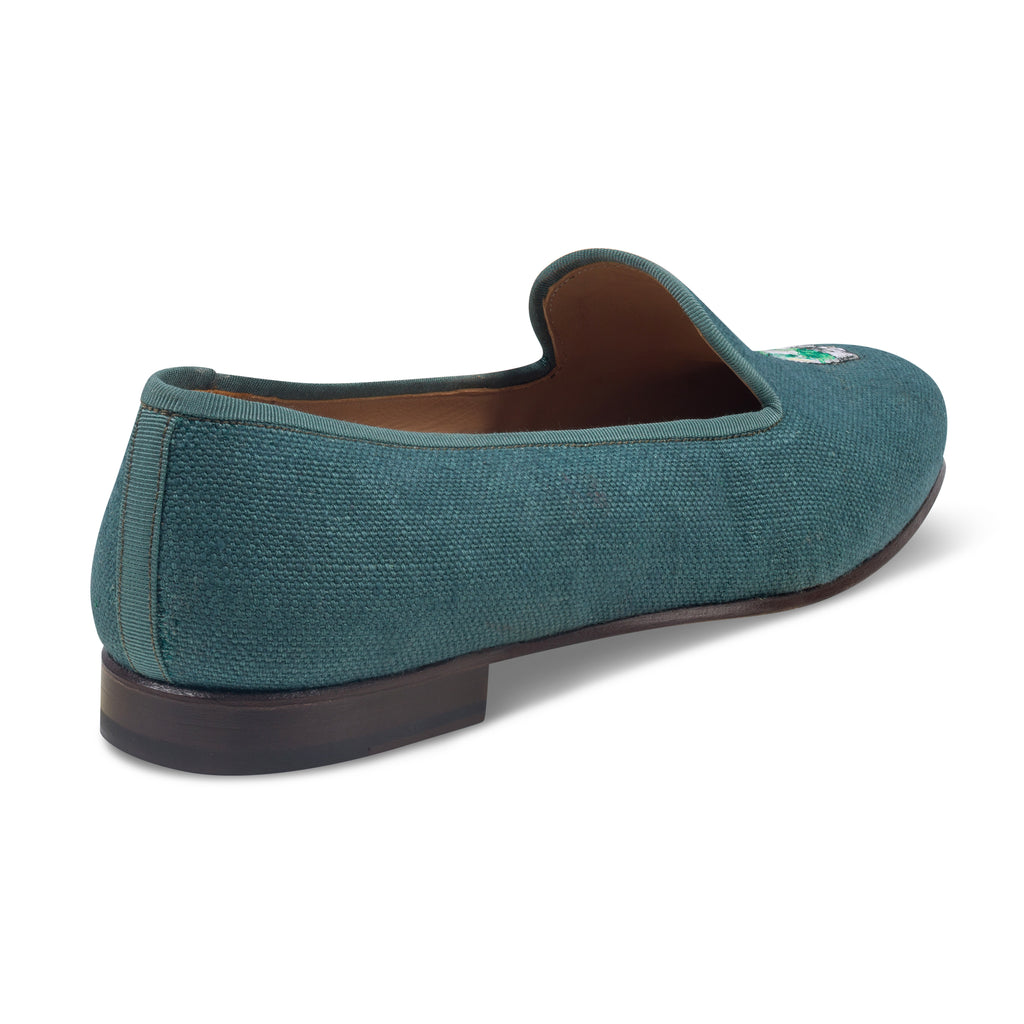 Our Tropical Hunter Linen Slipper (Men) item is photographed here against a white background.