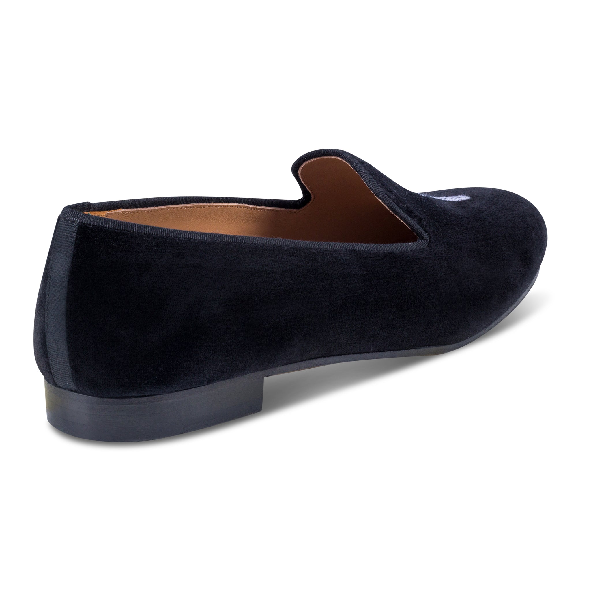 College Black Velvet Slipper (Women)