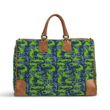 Our Wetlands Navy Weekender item is photographed here against a white background.