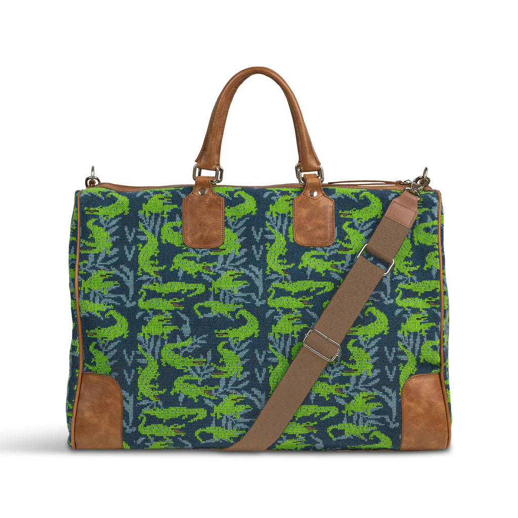 Our Wetlands Navy Weekender item is photographed here against a white background.