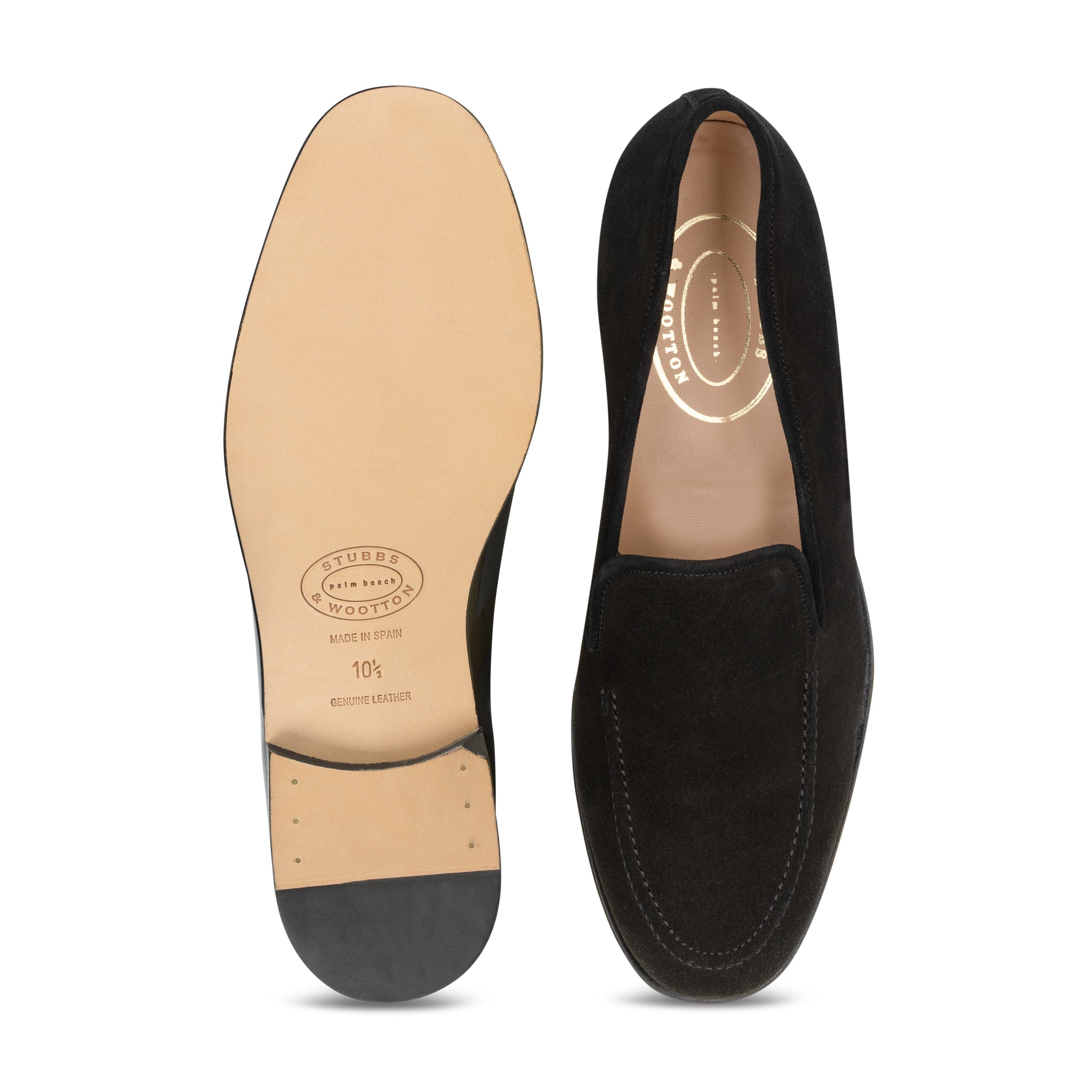 Black Suede Venetian (Men)