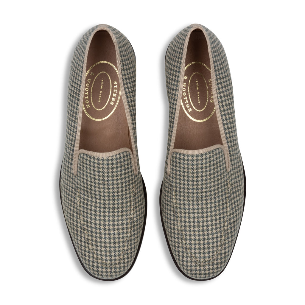 Our Sartorial Beige Tweed Venetian (Men) item is photographed here against a white background.