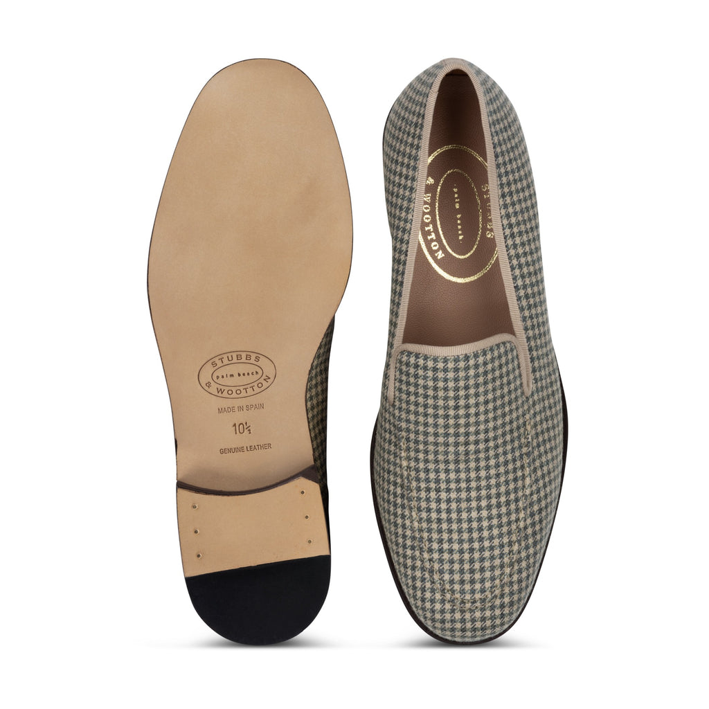 Our Sartorial Beige Tweed Venetian (Men) item is photographed here against a white background.