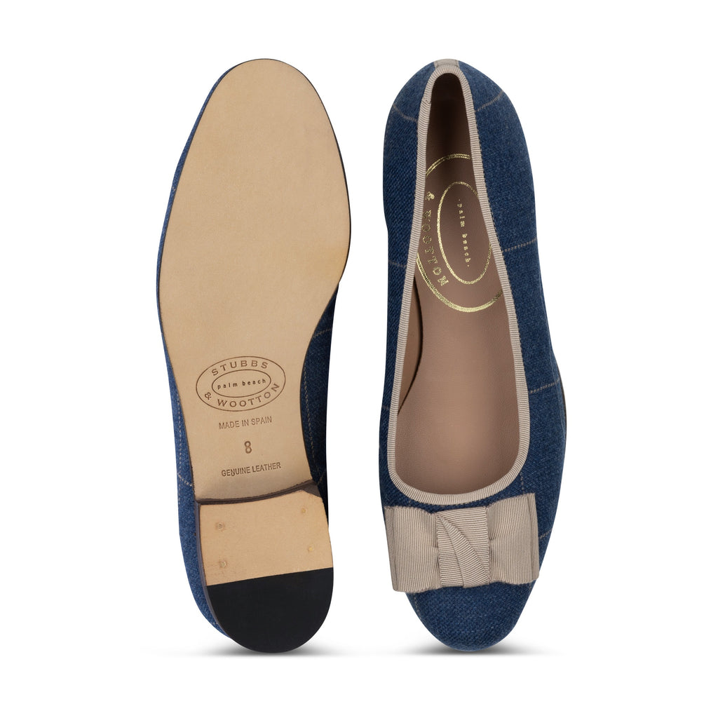 Our Sartorial Navy Tweed Opera (Women) item is photographed here against a white background.