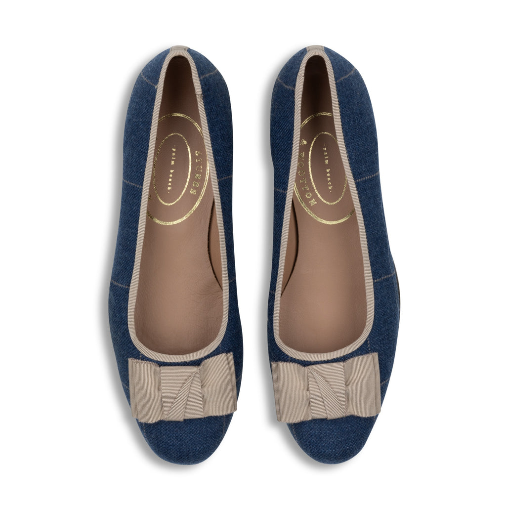 Our Sartorial Navy Tweed Opera (Women) item is photographed here against a white background.