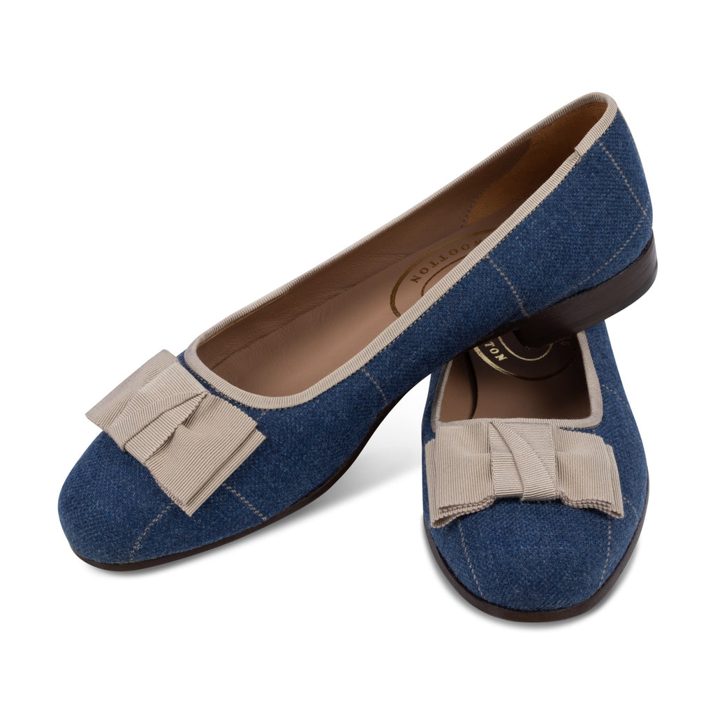 Our Sartorial Navy Tweed Opera (Women) item is photographed here against a white background.