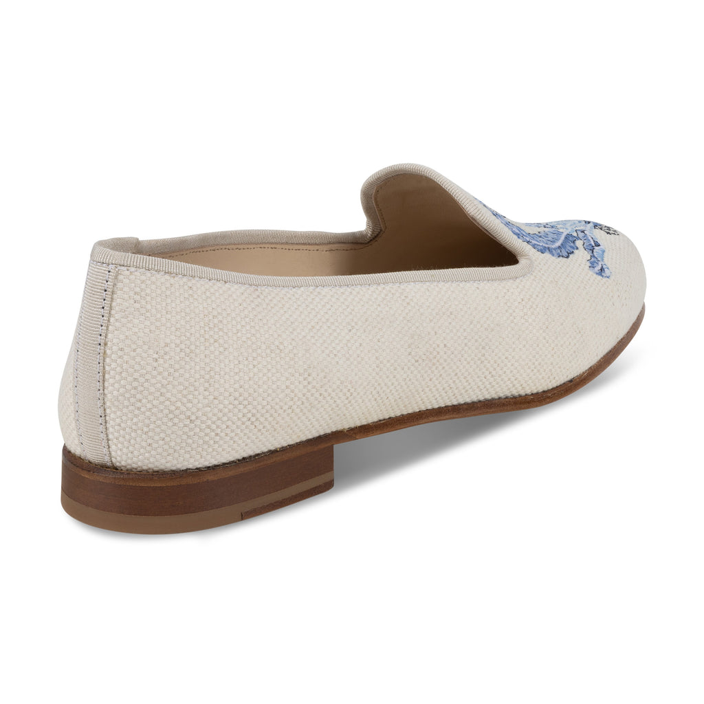 Our Ferns Flax Linen Slipper (Women) item is photographed here against a white background.