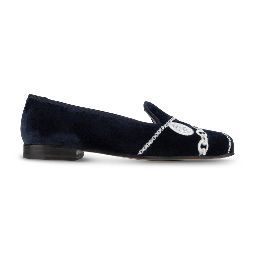 Our Charmed Midnight Velvet Slipper (Women) item is photographed here against a white background.