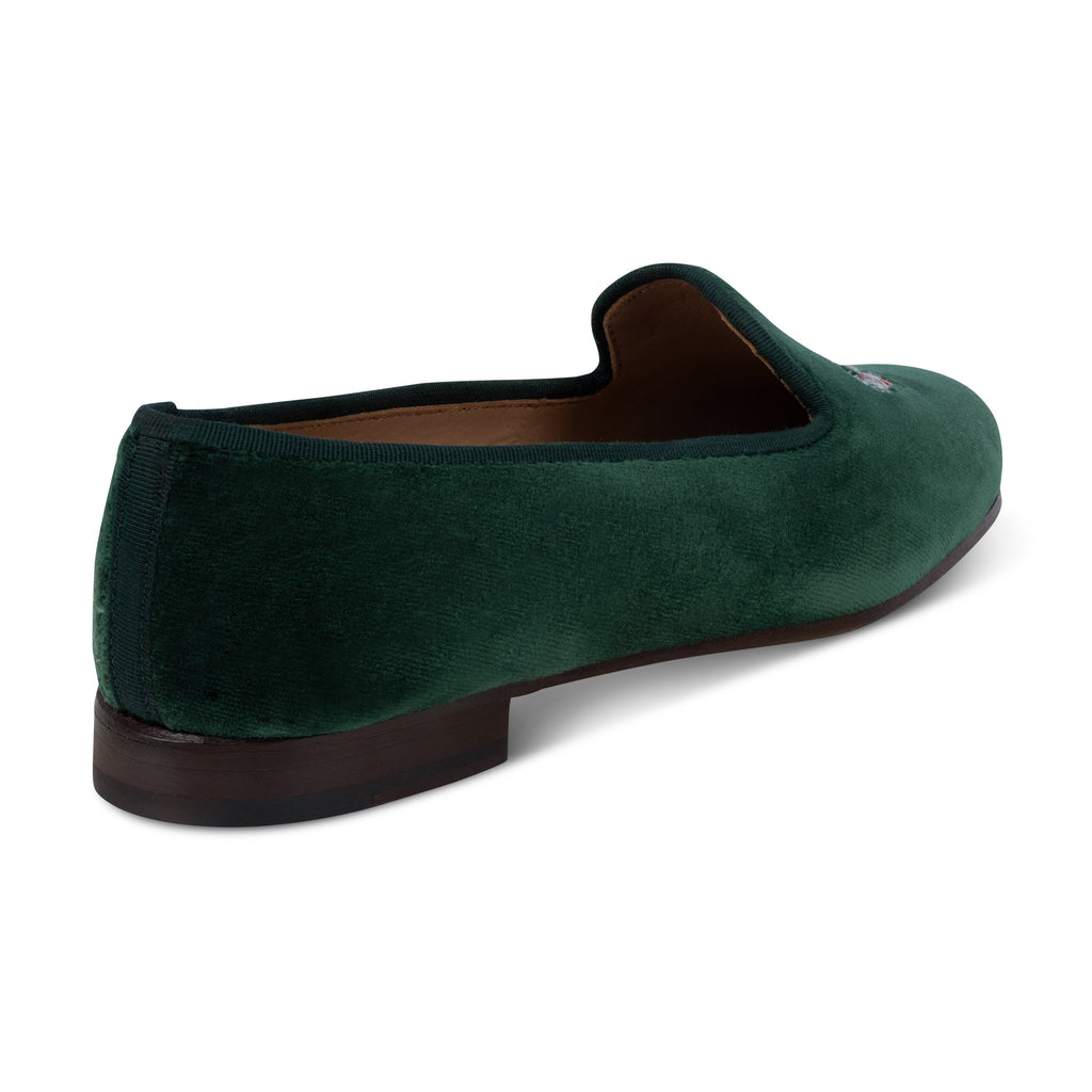 Our Sovereign Evergreen Velvet Slipper (Women) item is photographed here against a white background.