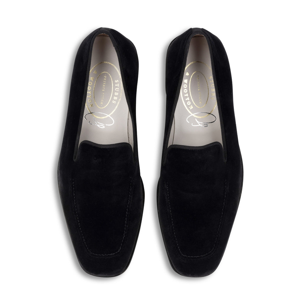 Our Noir Private Stock Velvet Nottingham (Men) item is photographed here against a white background.