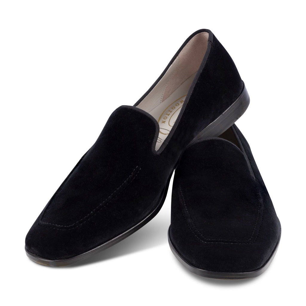 Our Noir Private Stock Velvet Nottingham (Men) item is photographed here against a white background.