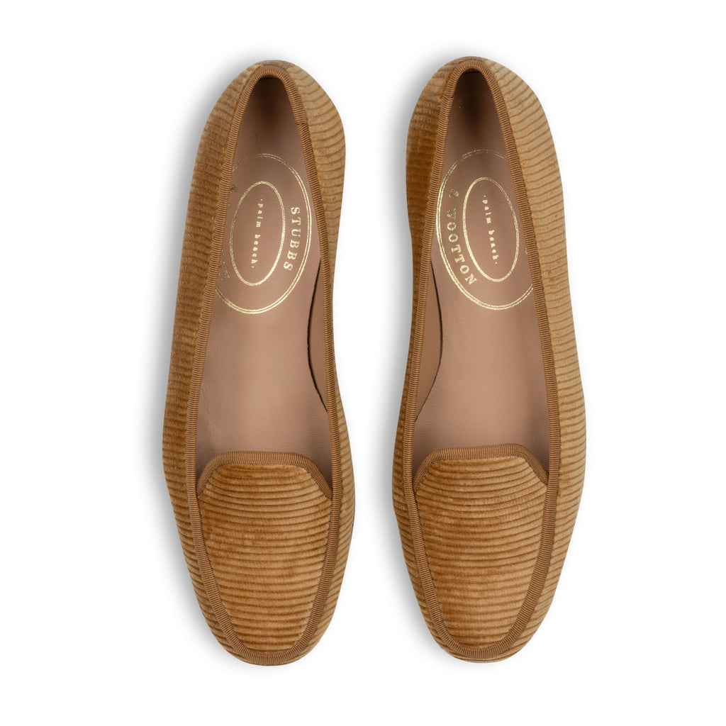 Our Corduroy Camel Twiggy (Women) item is photographed here against a white background.