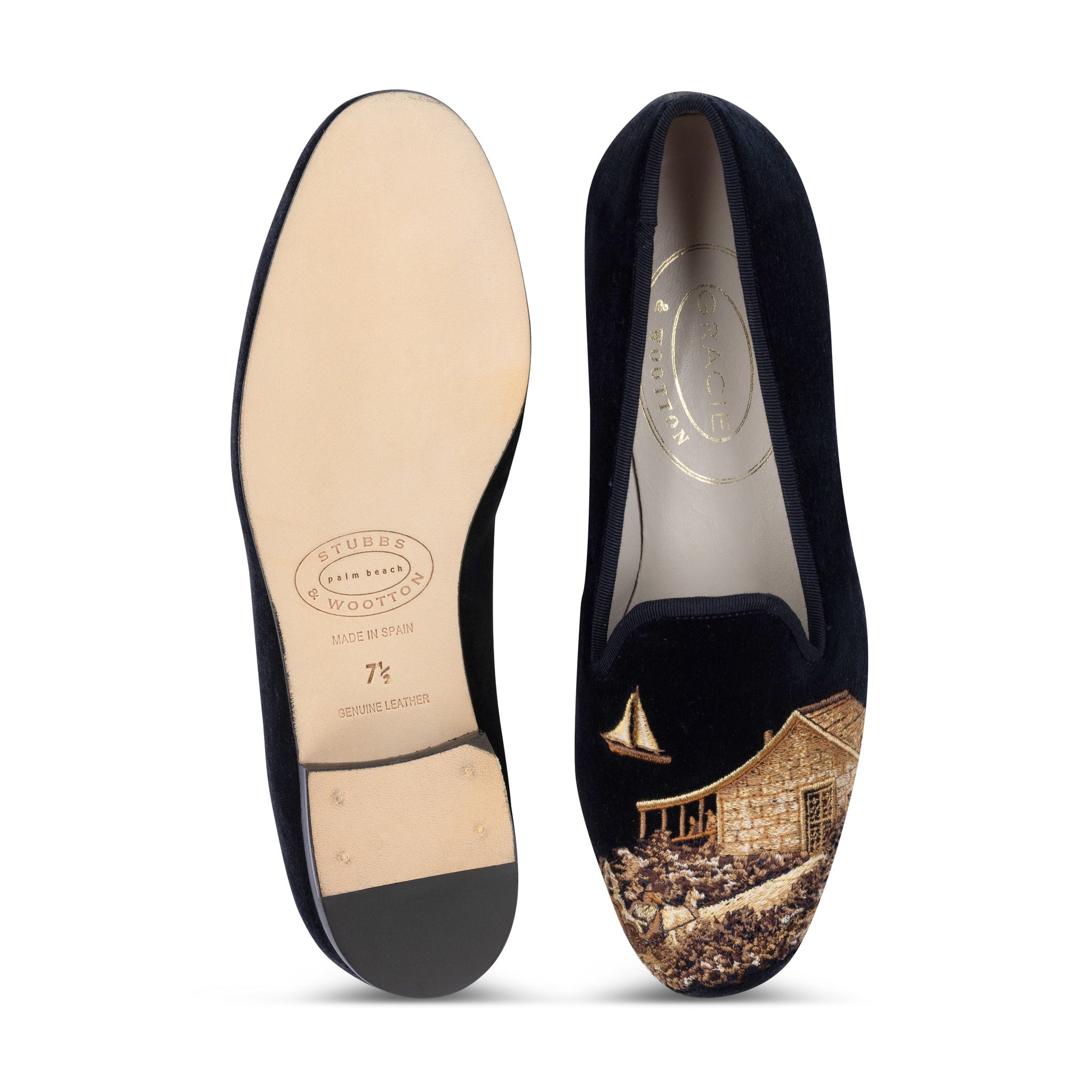 Stubbs & Wootton　スタブスアンドウートン　大きいサイズ Genuine Handmade Slippers for Men Women and Child | Stubbs