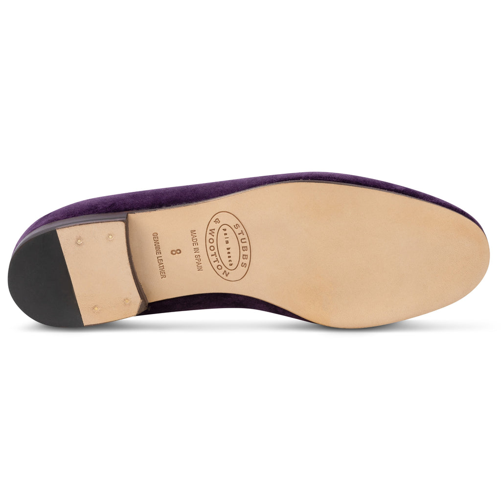 Our Gilded Bee Plum Velvet Opera (Women) item is photographed here against a white background.