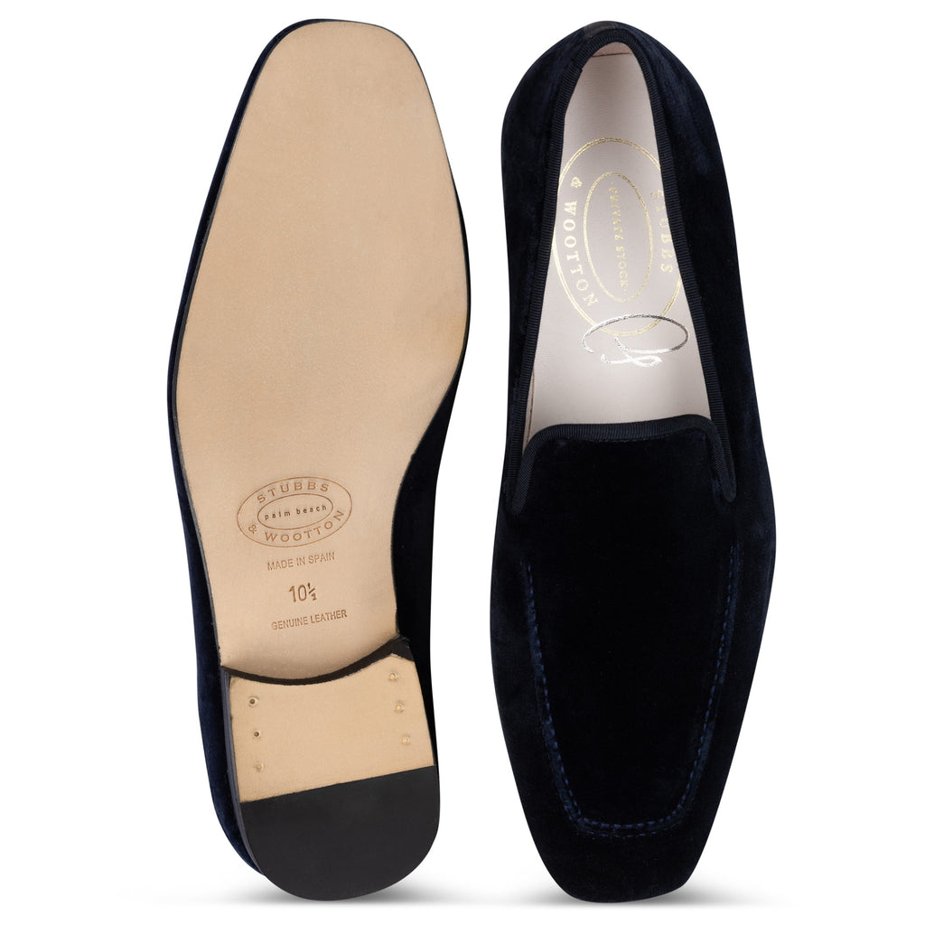 Our Midnight Private Stock Velvet Nottingham (Men) item is photographed here against a white background.
