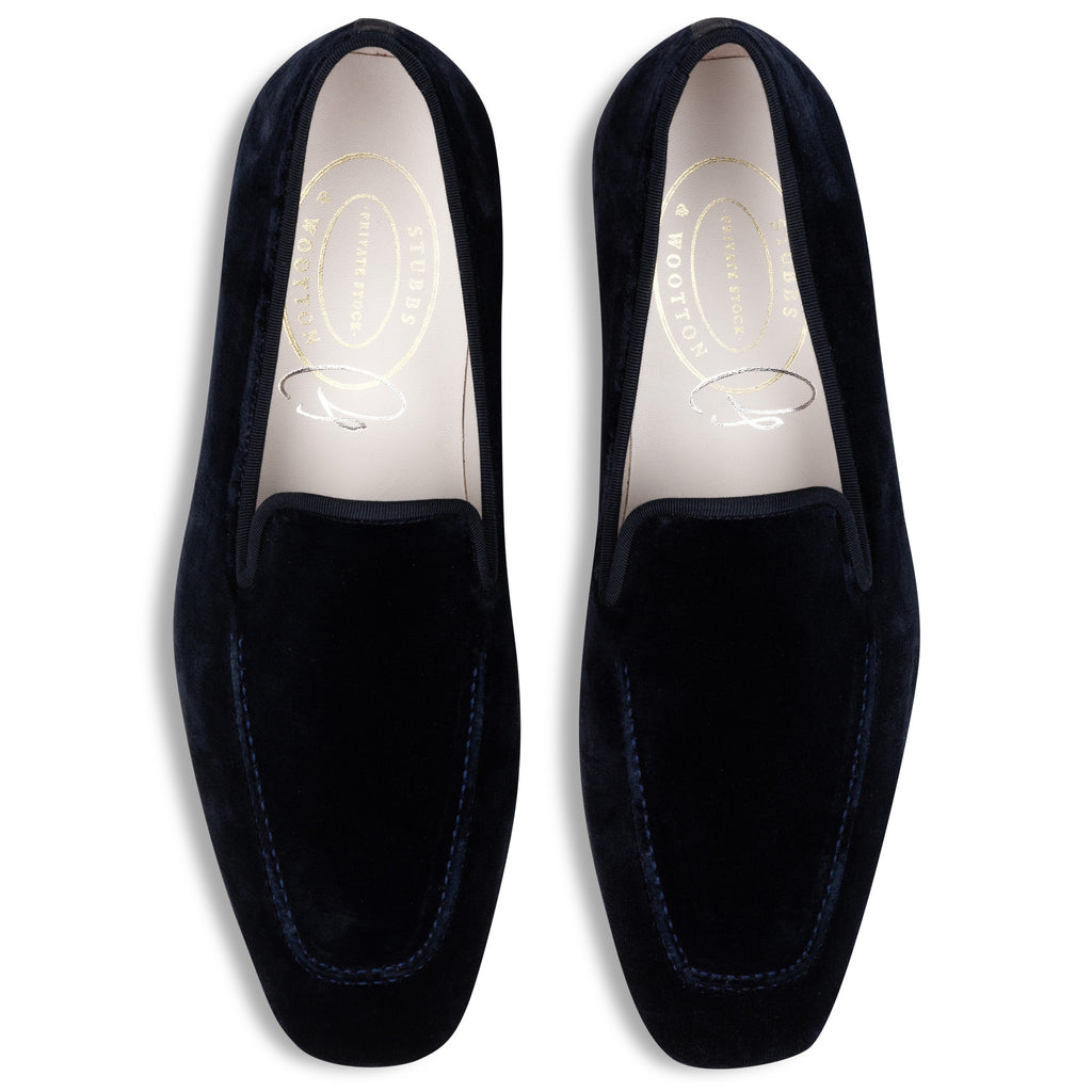 Our Midnight Private Stock Velvet Nottingham (Men) item is photographed here against a white background.