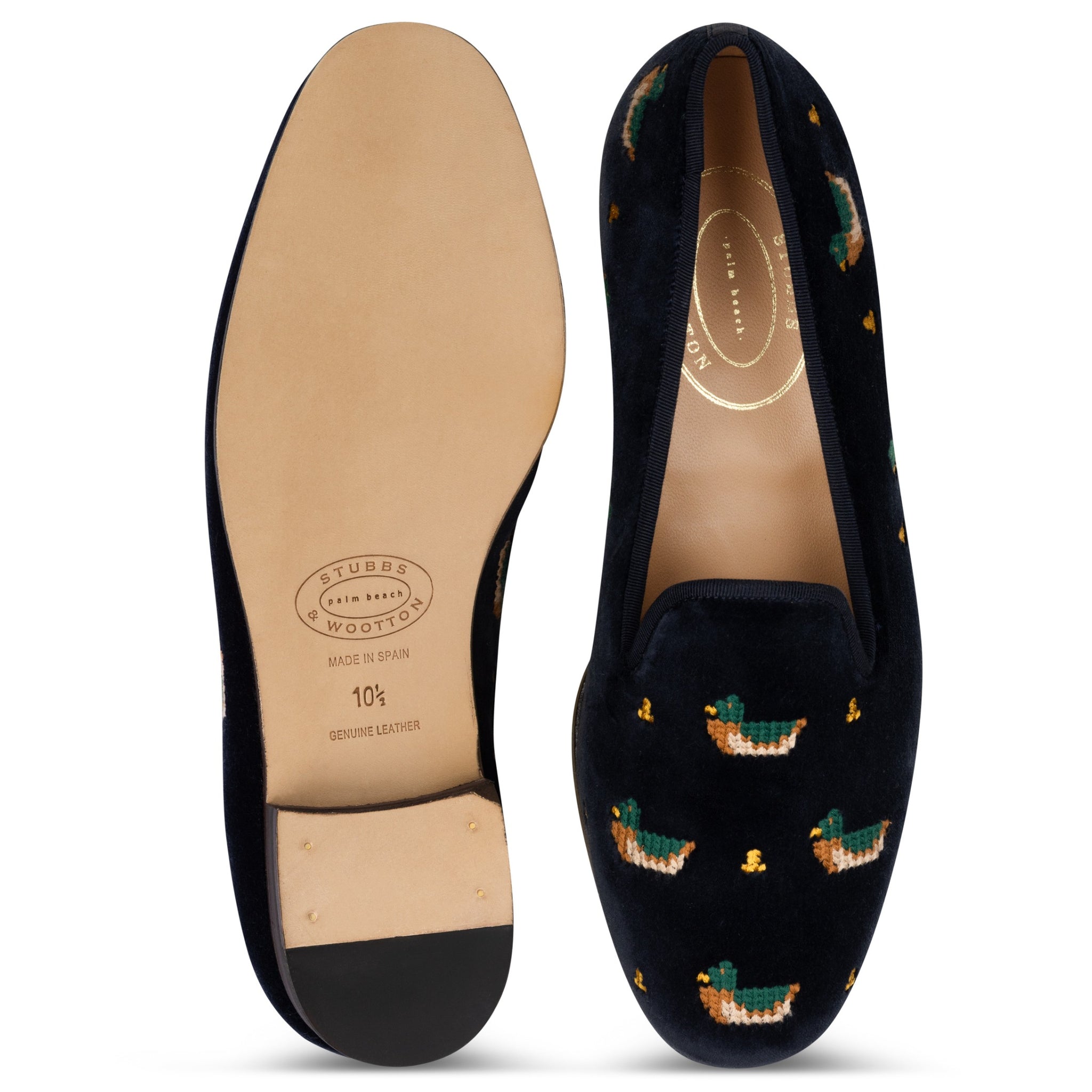 美品STUBBS & WOOTTON RIGHT LEFT Stubbs & Wootton Slipper - Pre-owned - Leffot